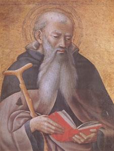Master of the observanza Triptych Anthony Abbot (mk05)